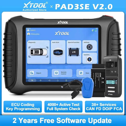 XTOOL X100 PAD3SE Key Programming Tools X100 PAD3 Elite IMMO Programmer All Keys Lost Add Keys ECU Coding All System Diagnostic