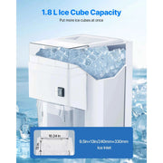 Load image into Gallery viewer, SucceBuy Commercial Ice Shaver Machine 1.8L 300W Premium Motor Stainless Blades for Bar Mixing Seafood Preservation Home Party - AMOCART
