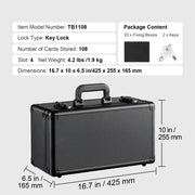 Load image into Gallery viewer, SucceBuy Graded Card Storage Box 4 Slots or 5Slots with Key Lock or Coded Lock Foam Dividers for 96/108/120/162 PSA Graded Cards
