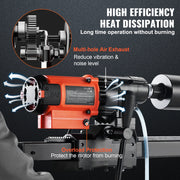 Load image into Gallery viewer, SucceBuy 3200W 750RPM Wet/Dry Diamond Core Drill Machine Concrete Core Drill Rig Stand Industrial Electric Core Drilling Machin - AMOCART
