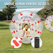 Load image into Gallery viewer, Amocart 4FT/1.2M Inflatable Bumper Ball Body Sumo Zorb Balls for Teen &amp; Adult 0.8mm PVC Bubble Balls Bumper Bopper Toys
