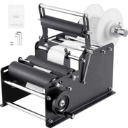 Bild in Galerie-Viewer laden, SucceBuy Manual Round Bottle Labeling Machine 15-20pcs/min Adjustable Labeler for Bottles Dia 0.78-4.72 in (with Pressing Bar)
