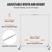 Load image into Gallery viewer, Amocart 66 lbs Painting Drying Rack 5 ft-7 ft Adjustable Height Automotive Paint Auto Body Stand for Auto Repair Shops
