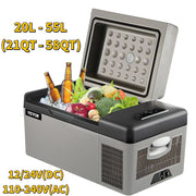 Load image into Gallery viewer, SucceBuy 15L - 55L Car Refrigerator Mini Fridge Freezer Portable Compressor Cooler DC 110-240V Ice Box for Camping RV Travel
