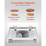 Load image into Gallery viewer, Amocart 550W Meat Cutter Machine 350 lb/h Commercial Meat Cutting Machine Stainless Steel 3.5 mm Thickness for Home Restaurant
