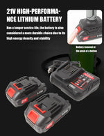 Cordless Hand Held Hydraulic Pliers 16KN Electric Hydraulic Wire Crimper with LED Light & Molds Terminal Crimping Tool