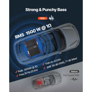 Load image into Gallery viewer, SucceBuy Monoblock Car Amplifier Class D Car Audio Amplifier with Remote Subwoofer Level Control Low Pass Filter and Bass Boost
