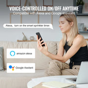 Charger l'image dans la visionneuse de galerie, Amocart WiFi Sprinkler Timer Single/Two Outlet Smart Hose Faucet Water Timer APP Control/Voice Control, IPX6 for Yard Watering
