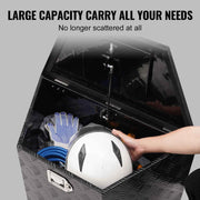 Bild in Galerie-Viewer laden, SucceBuy Trailer Tongue Box Aluminum Alloy Tongue Box Tool Chest Heavy Duty Trailer Box Utility Trailer Tongue Box for Pickup
