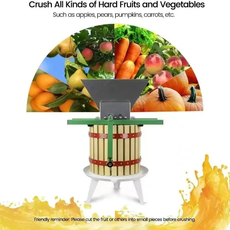 Grape and Wine Juicer, Professional Juice Extractor for Home Brewing, Stainless Steel Grape Press