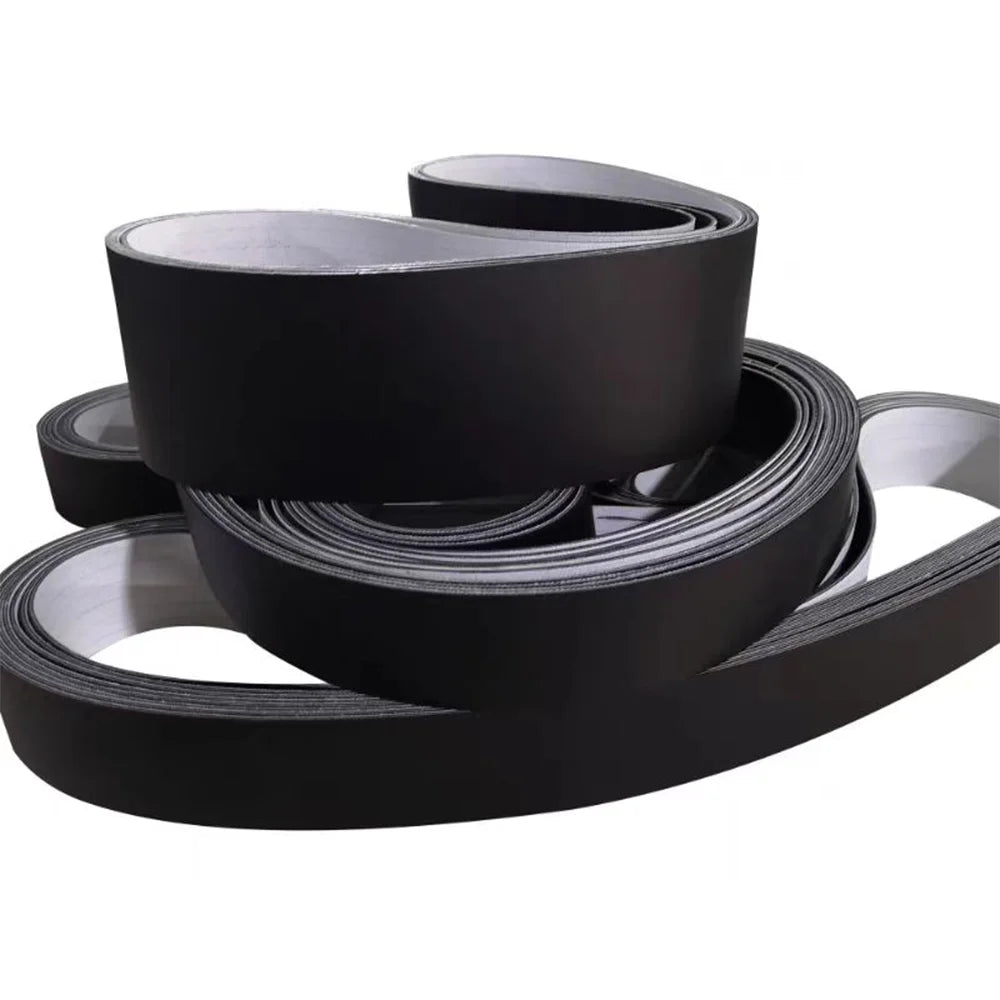 Black PVC Industrial Transmission Conveyor Belt Perimeter:2500mm-2950mm Belt Width: 20/25/30/35/40~60mm (Can Customized  Size)