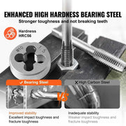 Load image into Gallery viewer, Amocart 116-Piece Tap and Die Set Include Metric and SAE Size Bearing Steel Taps and Dies Essential Threading Tool
