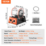 Amocart 3kg 5kg Rotary Tumbler Surface Polisher Jewelry Drum Polishing Machine Gem DIY Mini-Tumbler Finishing Tools
