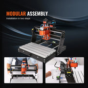 Load image into Gallery viewer, Amocart 3 Axis CNC Router Machine GRBL Control Wood Engraving Carving Milling Machine Kit for Wood Acrylic MDF PVC Plastic Foam
