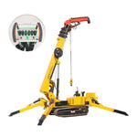 Customized Crawler Telescopic Boom Spider Crane with Hydraulic Remote Control，with Long Arm Fly Jib