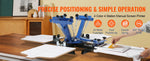 Amocart Screen Printing Machine 360° Rotable Silk Screen Printing Press 54x45cm Screen Printing Press Adjustable Tension