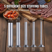 Load image into Gallery viewer, SucceBuy Manual Sausage Stuffer 7 L / 15 LBS Vertical Food-Grade 304 Stainless Steel for Home Kitchen Restaurant 23.2lbs - AMOCART
