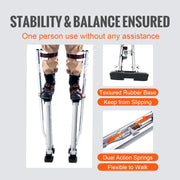 Load image into Gallery viewer, Amocart 24"-40" Drywall Stilts Professional Aluminum lastering Stilt Ladder Adjustable Plastering Stilts Paint Tool Stage Props

