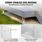 Load image into Gallery viewer, Amocart Post Base Stainless Steel Adjustable Post Anchor Bracket  Base Pavilion Deck Porch Handrail Support Decorative Plate
