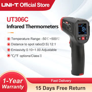 Bild in Galerie-Viewer laden, UNI-T Infrared Thermometer UT306S UT306C Non-contact Industrial Laser Digital Temperature Meter Temperature Gun Tester -50-500
