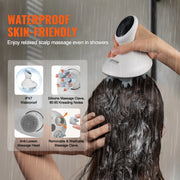 Bild in Galerie-Viewer laden, SucceBuy Electric Scalp Massager Rechargeable Head Massager Hair Growth Waterproof Portable Kneading Electric Scalp Scratcher
