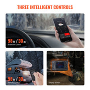Load image into Gallery viewer, Amocart 8KW Car Heater 12V/24V All in One Diesel Air Heater Bluetooth/Display/CO Alarm Horizontal Diesel Heater Vehicle/Garage
