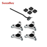 Bild in Galerie-Viewer laden, Amocart 4pcs Furniture Dolly Movers with Triangle Swivel Caster &amp; 3 Wheels Fridge Lift Mover Tool Set for Home Appliances Sofa
