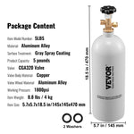 SucceBuy CO2 Regulator Gauge Gas System Draft Beer Regulator&Adjustable Pressure Regulator Check Valve for Draft Beer Homebrew
