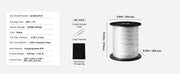 Load image into Gallery viewer, SucceBuy Polyester Pull Tape Mule Flat Rope Printed Webbing Cable Pulling Tape for Packaging Gardening Electrical Conduit Work
