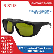 Load image into Gallery viewer, Laser Safety Glasses 190-2000nm 10600nm OD6 CO2 Laser Protection goggles 1064 532 200-2000nm IPL laser glasses Laser protection
