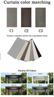 Load image into Gallery viewer, Bioclimatic Pergola with Adjustable Louvers, Ideal Outdoor Structure for Patio, Backyard &amp; Garden, All-Weather Relaxation Space
