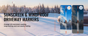 Charger l'image dans la visionneuse de galerie, Amocart Driveway Markers 48 inch 0.4 inch Diameter Fiberglass Poles Snow Stakes For Parking Lots Walkways Easy Visibility
