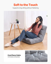 Load image into Gallery viewer, Amocart Floor Chair Recycled Foam Folding Sofa Chair Multifunctional Floor Chair with Back Support Ideal for Sleeping Reading
