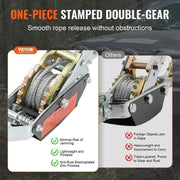 Load image into Gallery viewer, Amocart Come Along Winch 2/4/5 Ton Pulling Capacity Heavy Duty Ratchet Automotive Hoist Power Cable Puller for Vehicle Rescue
