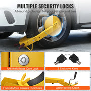 Charger l'image dans la visionneuse de galerie, Amocart Wheel Lock Clamp 1/2 Pack Trailer Wheel Lock Heavy-Duty Anti Theft Tire Lock Adjustable Tire Boot Lock Tire Claw for RV
