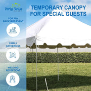 Load image into Gallery viewer, 20’ x 20’ Weekender Canopy Pole Tent, Indoor and Outdoor Heavy Duty Easy Up, 80 Person Capacity Tent for Parties,, Customized
