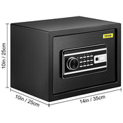 Load image into Gallery viewer, Amocart Fingerprint Locks Safe Deposit Box 0.8/2.1 Cubic Feet Digital Electronic Secret Hidden Piggy Bank for Money Guns File
