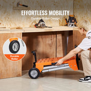 Bild in Galerie-Viewer laden, SucceBuy Miter Saw Stand with Tabletop and Wheels 330lbs Steel Collapsible Rolling Stand for Miter Saw Adjustable Height  Length
