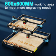 Bild in Galerie-Viewer laden, Twotrees TTS-20 Max Metal 20W Laser Engraving Machine 600x600mm Laser Cutting Machine For Cutting MDF Acrylic cnc laser engraver

