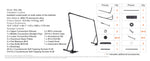 Amocart Hot Tub Cover Lift Spa Cover Lift Height 31.5"-41.3" Width 57"-92.5" Adjustable Installed Underneath Both Side Suitable