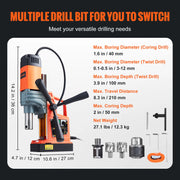 Load image into Gallery viewer, SucceBuy 1300W 1400W 2" Electric Drilling Machine Magnetic Drill Press Boring Diameter Power Drill 810 PRM Drill
