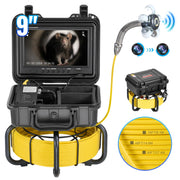 Charger l'image dans la visionneuse de galerie, Amocart Sewer Camera 165ft/50m Self-Leveling Pipeline Inspection Camera with 9"1080P HD Screen  with Lights-12LED for Duct Pipe
