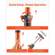 Load image into Gallery viewer, Amocart 2/4 Pack Cabinet Jack Support Pole 49-114in Steel Telescopic Support Rod Adjustable 3rd System for Lifting Drywall
