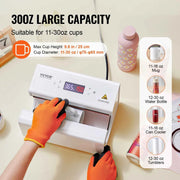 Charger l'image dans la visionneuse de galerie, SucceBuy Machine de presse à chaud automatique pour gobelets, presse à chaud pour mugs 11-30oz, presse pour gobelets à sublimation, chauffe rapidement, même presse pour gobelets avec ruban adhésif
