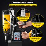 SucceBuy Magnetic Drill Press 750W 1680W Stepless Speed Multifunctional Electric Bench Drilling Machine Dustproof Cooling Hole