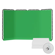 Load image into Gallery viewer, SH 240x400cm Background Stand Frame With Photography Green Screen Backdrops Photography Background For Living Video Recording
