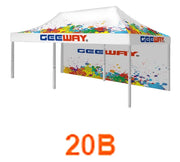 Load image into Gallery viewer, Canopy Cover 3x3 Heavy Duty Outdoor Popup Luxury Big Stretch Gazebo Tent Custom 10 X 10 Commercial Promotional Tent for events
