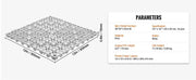 Load image into Gallery viewer, SucceBuy Interlocking Tile 12/50/55PCS 12"x12" Splicing Soft PVC Drainage Floor Tiles Non-Slip Drainage Holes for Bathroom Pool
