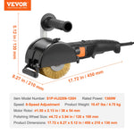 Amocart Burnishing Polishing Machine Variable Speed Surface Conditioning Tool Electric Metal Burnishing Machine for Wood Steel