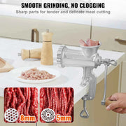 Load image into Gallery viewer, Amocart Manual Meat Grinder Heavy Duty Cast Iron Hand Meat Grinder Steel Table Clamp Meat Mincer Sausage Maker 1 Cutting Blade

